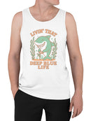 Happy Shark Deep Blue Life Men's Tank Top