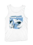Lookin' Sharp Barber Shark Humor Men's Tank Top