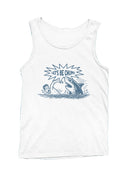 Let's Be Chums Shark Humor Men's Tank Top
