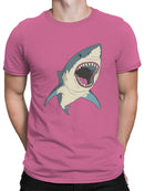 Ferocious Great White Attack Men's T-shirt