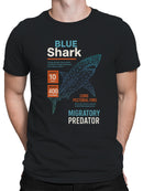 Blue Shark Migratory Predator Men's T-shirt
