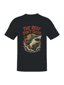 The Reef Don't Sleep Shark Design Men's T-shirt