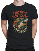 The Reef Don't Sleep Shark Design Men's T-shirt