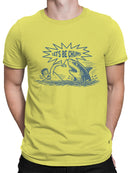 Let's Be Chums Shark Humor Men's T-shirt