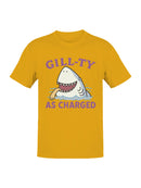 Gill-ty Shark Humor Design Men's T-shirt