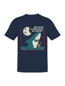 Shark Love Language Humor Design Men's T-shirt