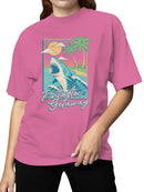 Fintastic Getaway Shark Paradise Women's T-shirt