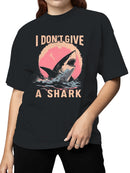 Bold Shark Attitude Graphic Women's T-shirt