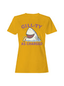 Gill-ty Shark Humor Design Women's T-shirt