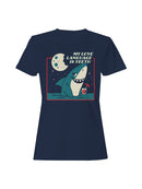Shark Love Language Humor Design Women's T-shirt