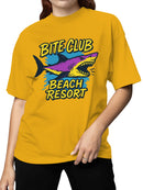 Bite Club Beach Resort Shark Women's T-shirt