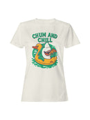 Chill Vibes: Shark & Duck Fun Women's T-shirt