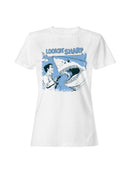 Lookin' Sharp Barber Shark Humor Women's T-shirt
