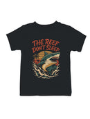 The Reef Don't Sleep Shark Design Youth's T-shirt