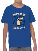 Sharkastic Humor Graphic Art Youth's T-shirt