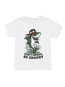 Chill Shark Design "Don't Worry, Be Sharky Youth's T-shirt