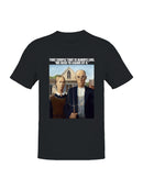 American Gothic Early Birds Humor Men's T-shirt