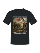 Revolutionary Humor Parody Graphic Men's T-shirt