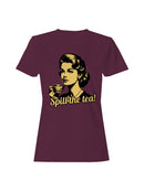 Vintage "Spill the Tea" Design Women's T-shirt