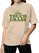 Touch Grass Outdoor Therapy Design Women's T-shirt