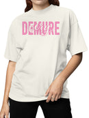 Very Demure Pink Statement Women's T-shirt