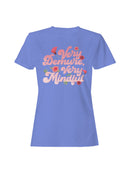 Very Demure, Very Mindful Floral Design Women's T-shirt