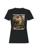 Revolutionary Humor Parody Graphic Women's T-shirt