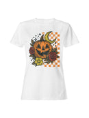 Pumpkin Moonlit Halloween Delight Women's T-shirt