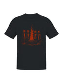 Pumpkin Gather Around Campfire Men's T-shirt