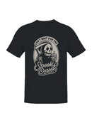 Spooky Season Anticipation with Grim Men's T-shirt