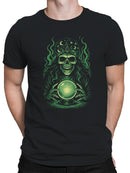 Mystic Skull Crystal Ball Vision Men's T-shirt