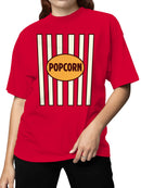 Popcorn Box Striped Women's T-shirt