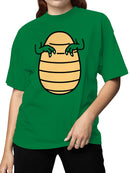 Armadillo Ninja Illustration Women's T-shirt