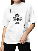 Intricate Ace of Clubs Women's T-shirt