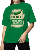 Classic Pickles Design Badge Women's T-shirt