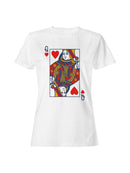 Queen of Hearts Playing Card Women's T-shirt