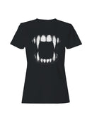 Vampire Fangs Grunge Art Women's T-shirt
