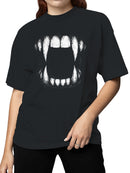 Vampire Fangs Grunge Art Women's T-shirt