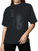 Grunge Spirit Haunting Face Art Women's T-shirt