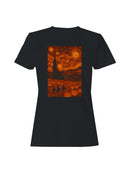 Starry Halloween Night Magic Women's T-shirt