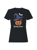 Spooky Season Pumpkin Witch Hat Women's T-shirt