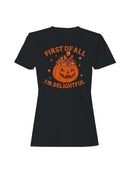 Delightful Pumpkin Candy Delight Women's T-shirt