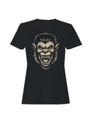 Fierce Werewolf Roar Illustration Women's T-shirt