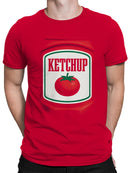 Ketchup Label with Tomato Men's T-shirt