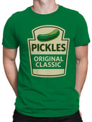 Classic Pickles Design Badge Men's T-shirt