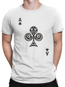 Intricate Ace of Clubs Men's T-shirt