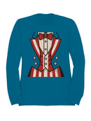 Patriotic Tuxedo Men's Sweatshirt