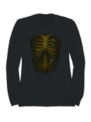 Fungal Ribcage Art Design Men's Sweatshirt