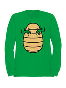 Armadillo Ninja Illustration Men's Sweatshirt