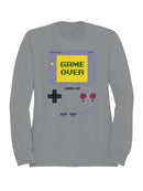 Retro Game Over Console Men's Sweatshirt